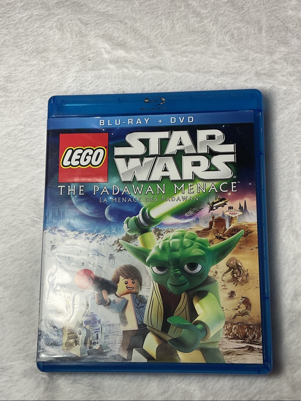 Lego Star Wars The Padawan Menace Blu-ray + DVD - Green, Blue, Tan
